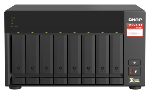 Сетевое оборудование QNAP TS-873A-8G EU-RU Сетевой RAID-накопитель, 8 отсеков 3,5"