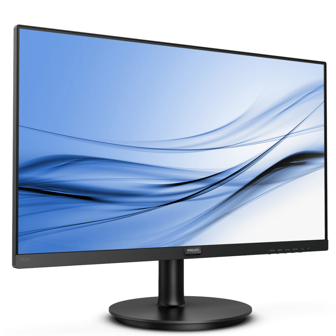 272V8A/01 Монитор LCD 27'' 16:9 1920х1080(FHD) IPS, nonGLARE, 250cd/m2, H178°/V178°, 1000:1, 16.7M Color, 4ms, VGA, DP,HDMI, Tilt, Audio out, 2Y, Black