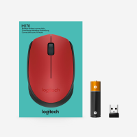 Мышь беспроводная Logitech M171 Red (красная, оптическая, 1000dpi, 2.4 GHz Мышь беспроводная Logitech M171 Red (красная, оптическая, 1000dpi, 2.4 GHz