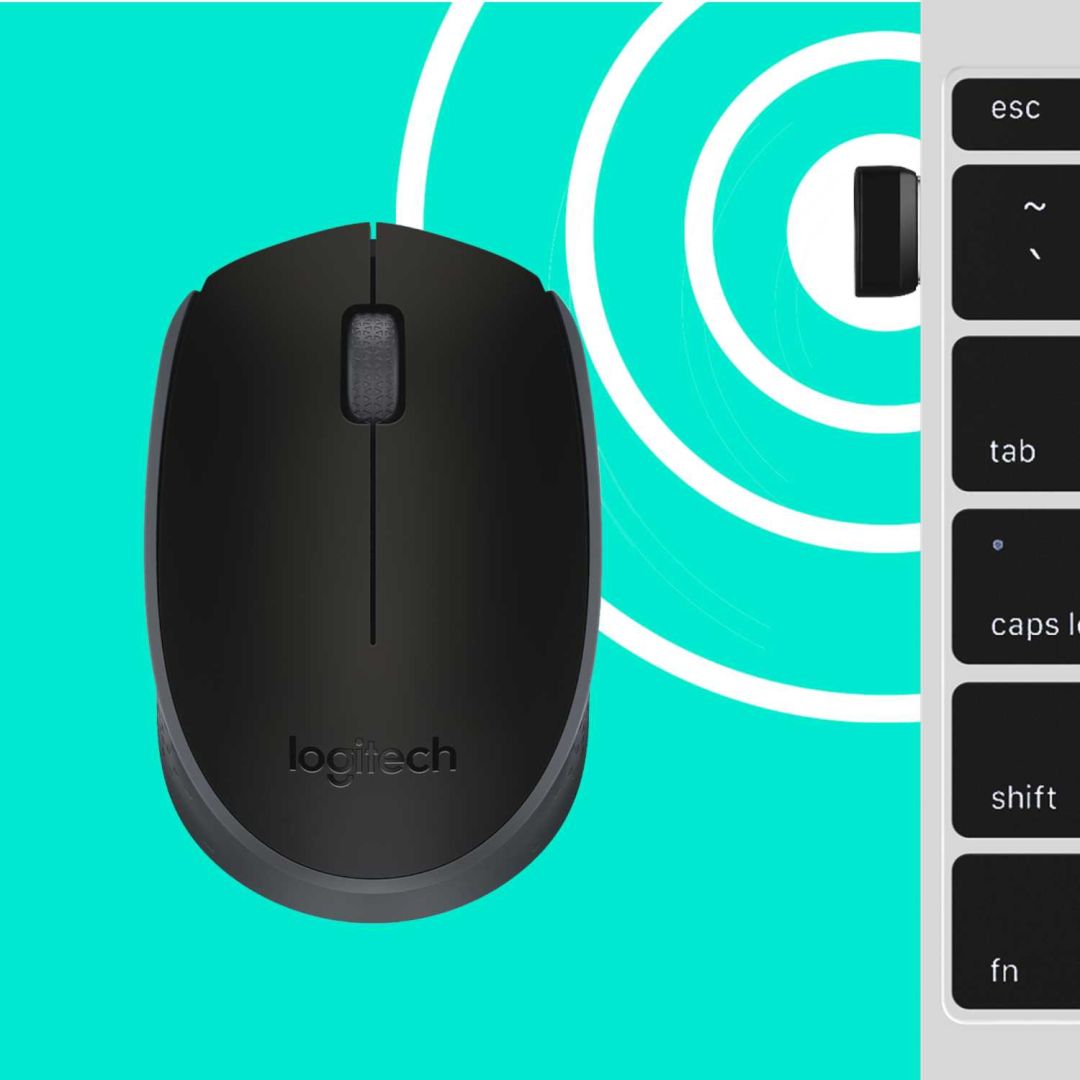 Мышь беспроводная Logitech B170 Black (черная, оптическая, 1000dpi, 2.4 GHz