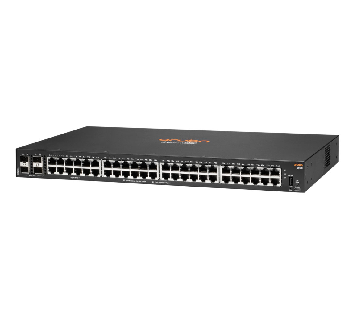 Aruba 6000 48G 4SFP Swch