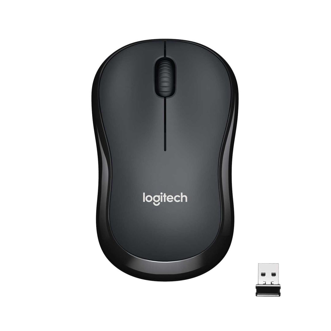 Мышь беспроводная Logitech M220 Silent Charcoal ofl (черная