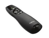Презентер Logitech R400 (черный, 2.4 GHz, 2 батареи типа AAA, футляр для переноски) (M Презентер Logitech R400 (черный, 2.4 GHz, 2 батареи типа AAA, футляр для переноски) (M