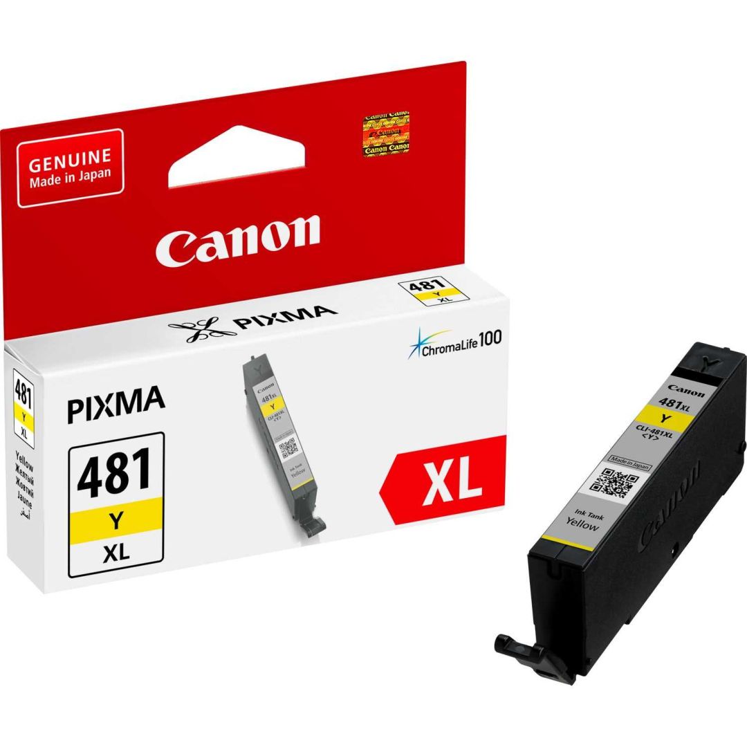 картридж Canon CLI-481 XL Y для PIXMA TR540, TR7540, TS6140, TS8140 (желтый)