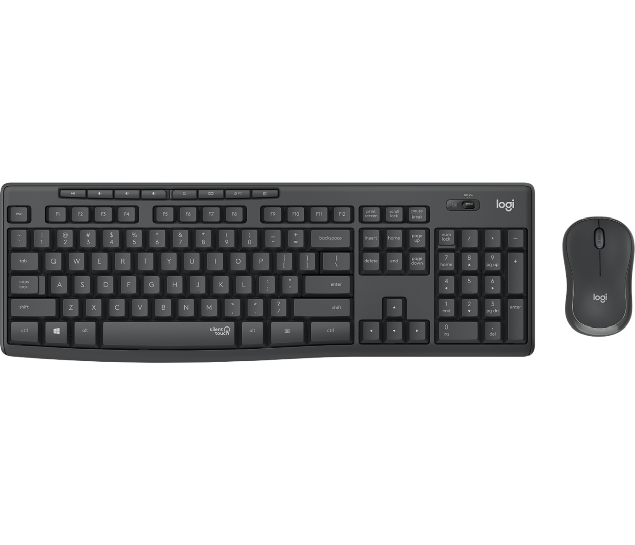 Комплект беспроводной Logitech MK295 с поддержкой SilentTouch