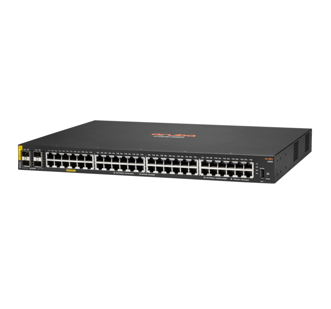 Aruba 6000 48G CL4 4SFP 370W Swch