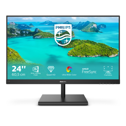 Монитор LCD 23.8'' [16:9] 2560х1440(WQHD) IPS, nonGLARE, 75 Hz, 250 cd