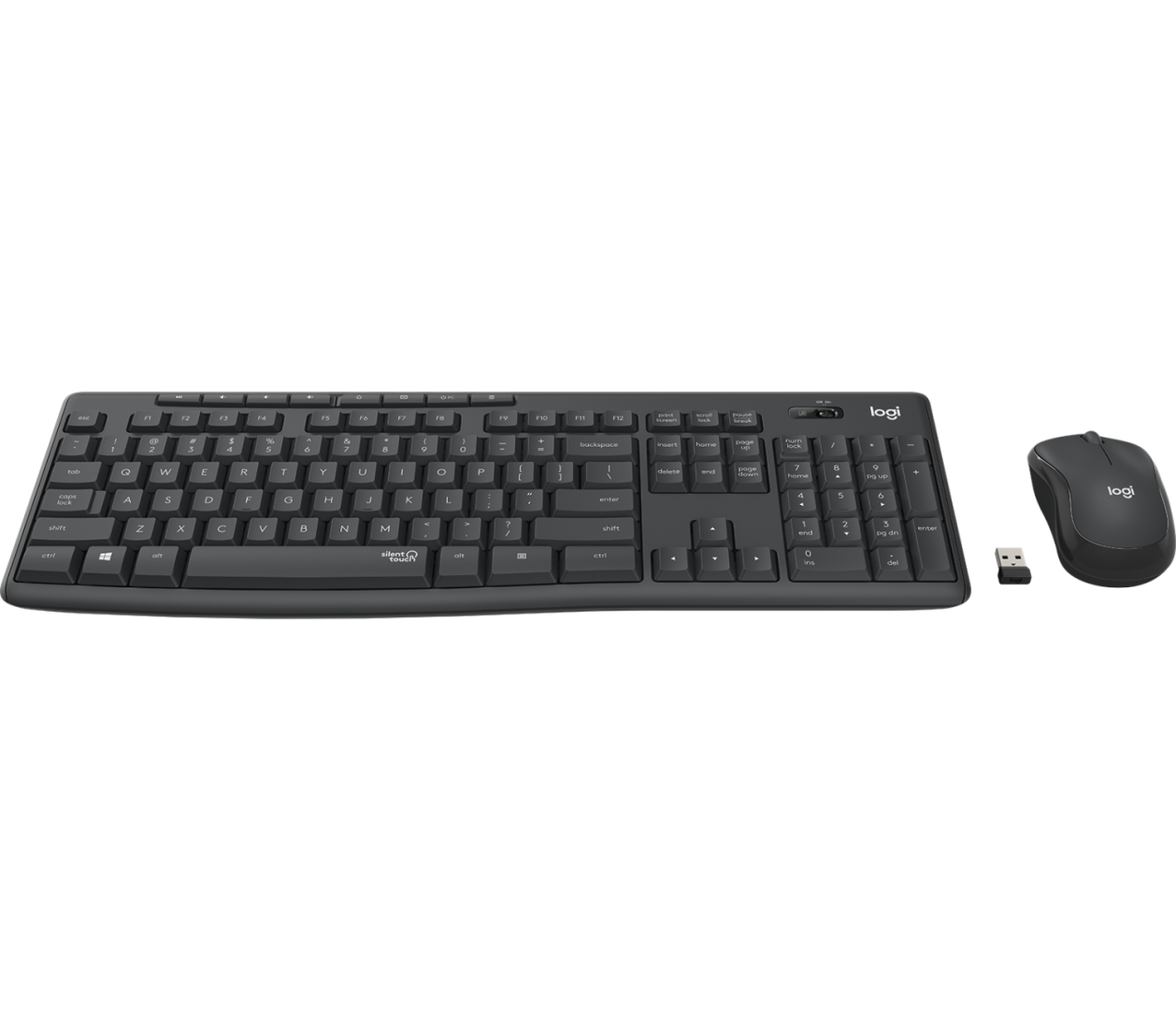 Комплект беспроводной Logitech MK295 с поддержкой SilentTouch