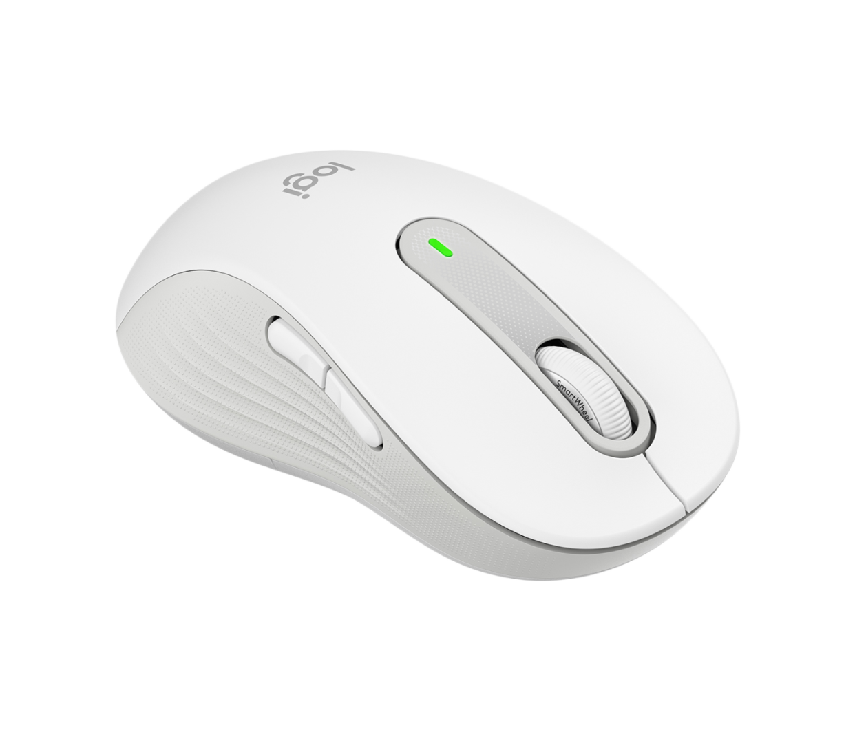 Logitech Signature M650 L Wireless Mouse - OFF-WHITE - BT - N/A - EMEA - M650 L LEFT