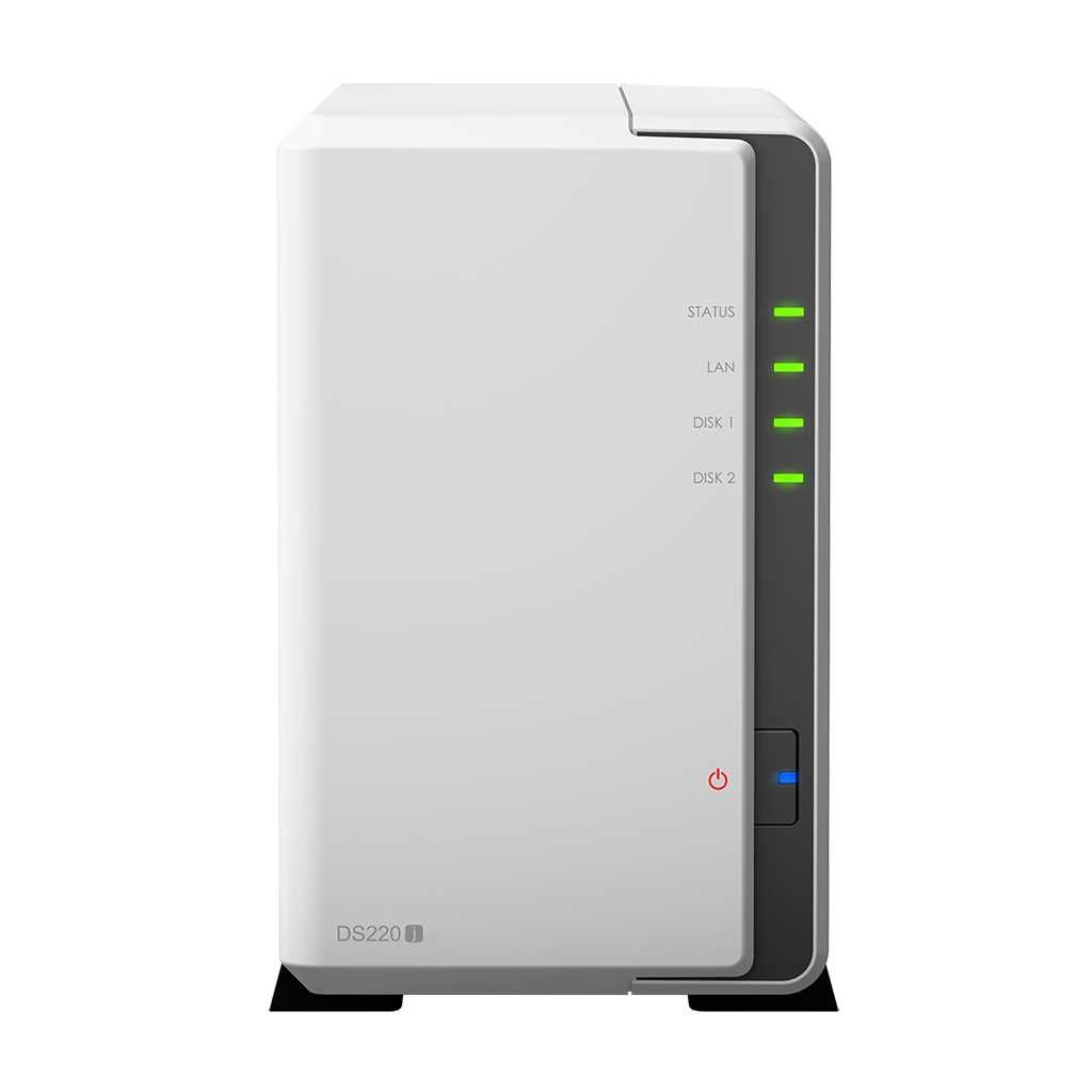 Сетевое оборудование Synology Сетевой NAS сервер DS220j 2xHDD для дома