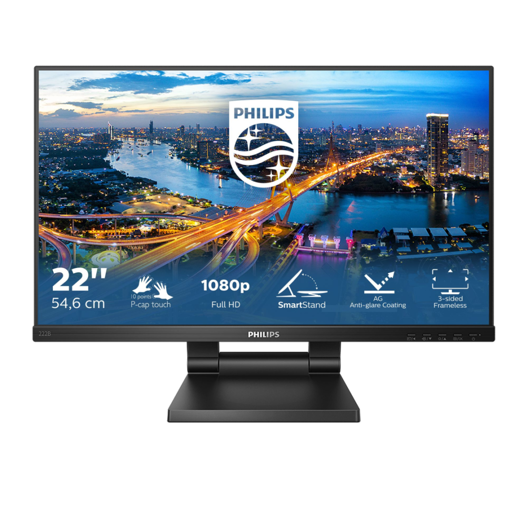 Монитор LCD 21.5'' [16:9] 1920х1080(FHD) IPS, nonGLARE, TOUCH, 75 Hz, 250 cd