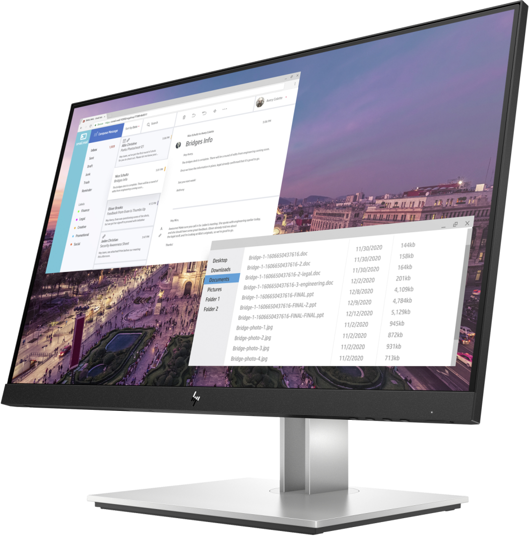 HP Monitor E23 G4 23" IPS 1920 x 1080