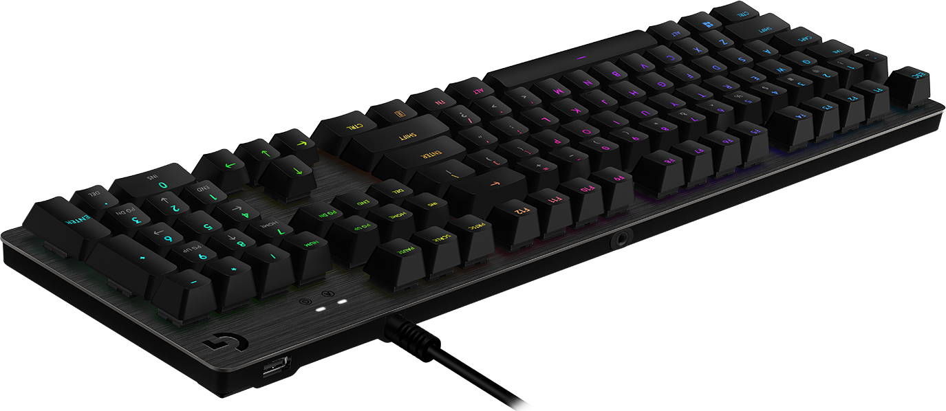 Клавиатура игровая Logitech G512 CARBON LIGHTSYNC RGB Mechanical Gaming Keyboard with GX Brown switches-CARBON-RUS-USB-N