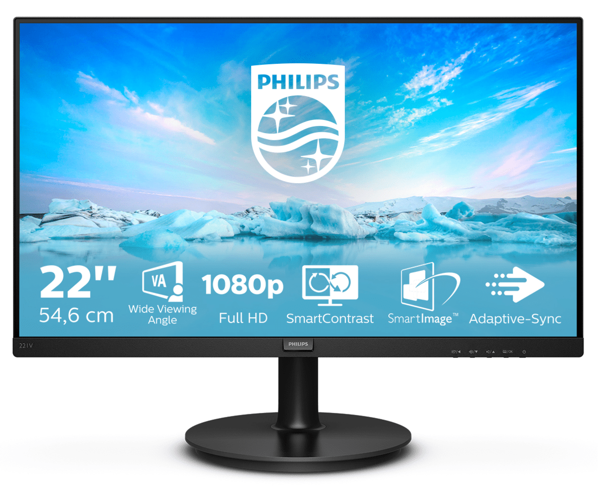 Монитор LCD 21.5'' [16:9] 1920х1080(FHD) VA, nonGLARE, 75 Hz, 250 cd