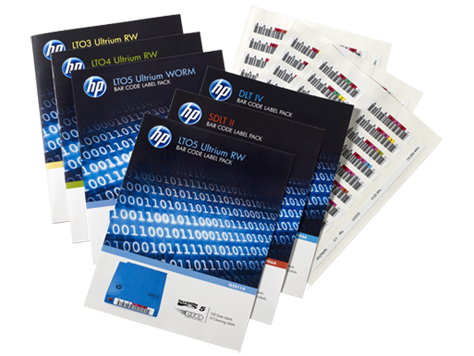 HPE LTO-7 Ultrium RW Bar Code Label Pack