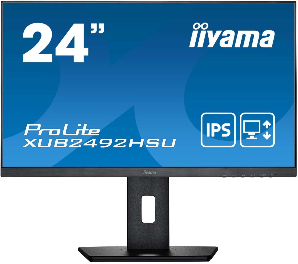 Монитор LCD 24" ETE IPS-panel, 1920x1080, 15cm Height Adj. Stand, Pivot, 250cd