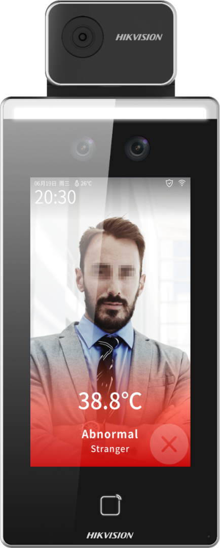 IP терминал распознавания лиц с измерением температуры Hikvision серии DS-K1