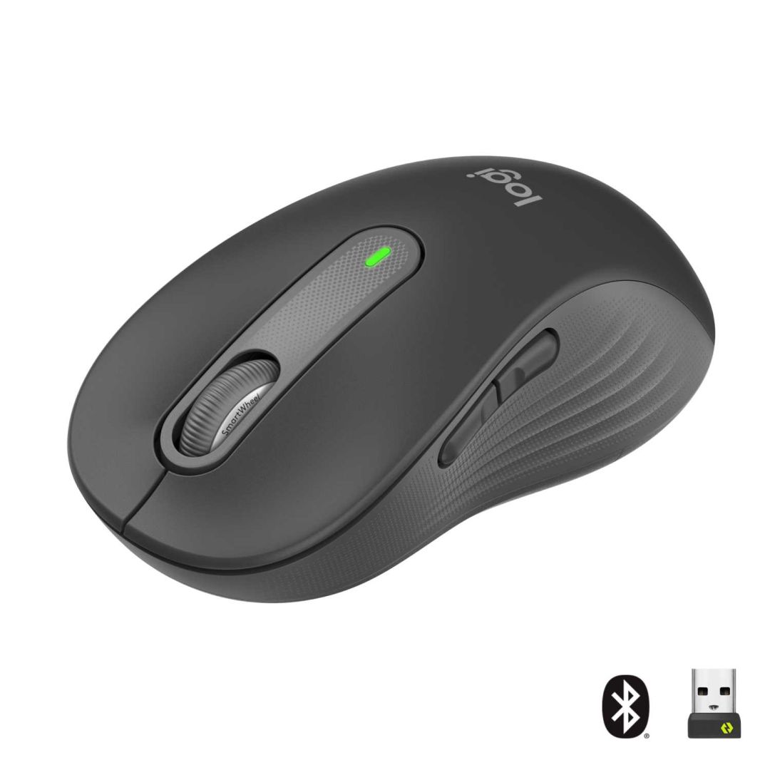 Мышь беспроводная Logitech Signature M650 L Wireless Mouse - GRAPHITE - BT - N