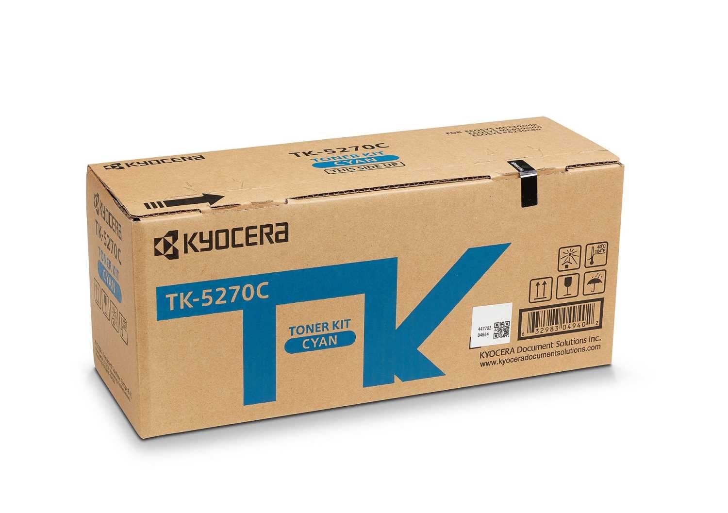 Тонер-картридж TK-5270C 6 000 стр. Cyan для M6230cidn/M6630cidn/P6230cdn