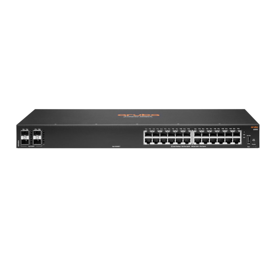 Aruba 6000 24G 4SFP Swch