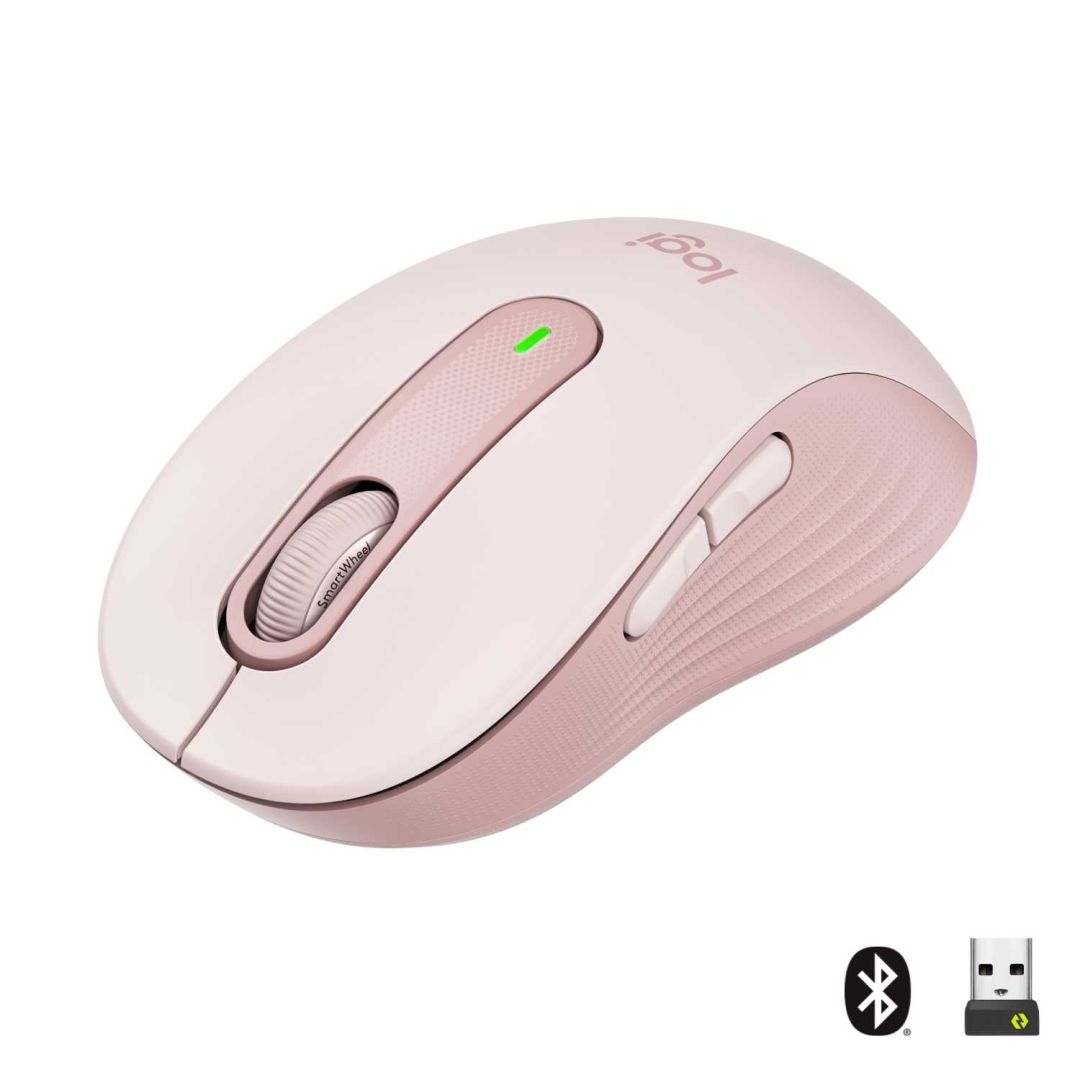 Мышь беспроводная Logitech Signature M650 Wireless Mouse - ROSE - BT - N