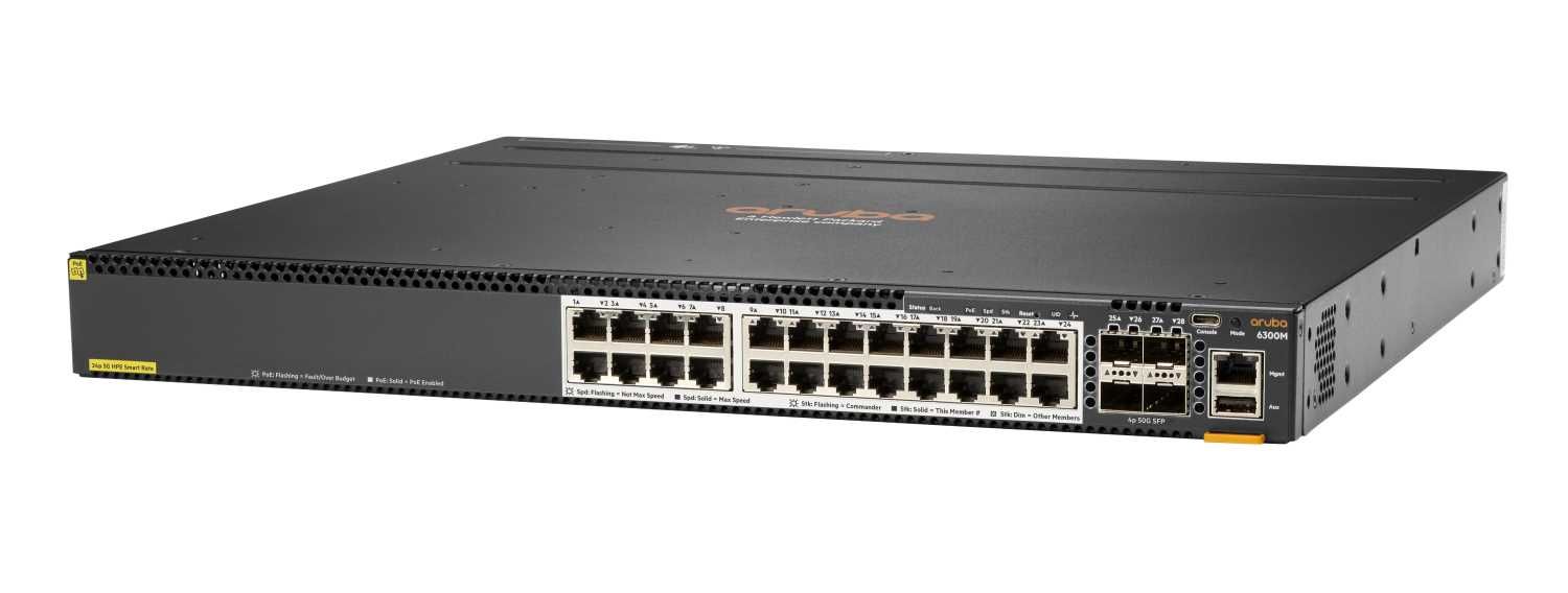 Aruba 6300M 24SR5 CL6 PoE 4SFP56 Switch