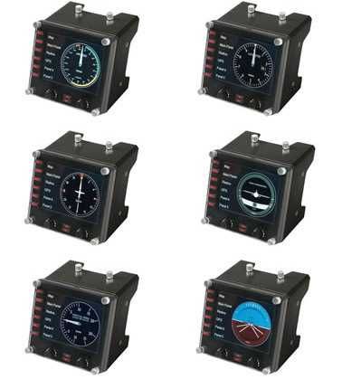 Контроллер для игровых авиасимуляторов Logitech G Flight Instrument Panel