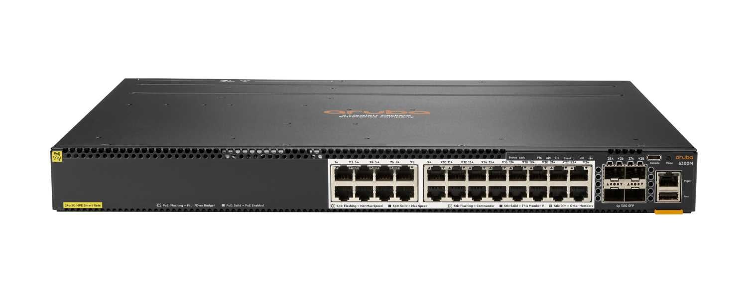 Aruba 6300M 24SR5 CL6 PoE 4SFP56 Switch