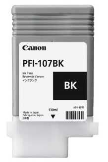 Картридж для плоттера Canon PFI-107 BK Black для iPF680/685/780/785 130ml черный