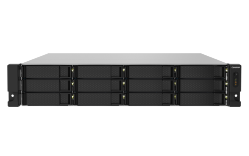 Сетевое оборудование QNAP TS-1232PXU-RP-4G Сетевой RAID-накопитель, 12 отсеков 3,5"