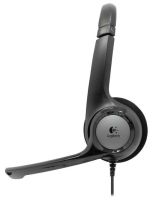 Гарнитура Logitech H390 (USB, элементы управления на кабеле, кабель 2.33м) (M/N: A00146) Гарнитура Logitech H390 (USB, элементы управления на кабеле, кабель 2.33м) (M/N: A00146)