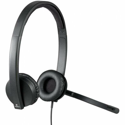 Гарнитура Logitech H570e Stereo (USB, элементы управления на кабеле, кабель 2.1м) (M