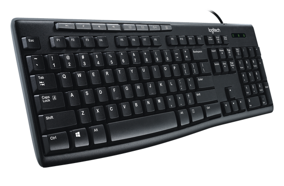 Клавиатура Logitech K200 черная