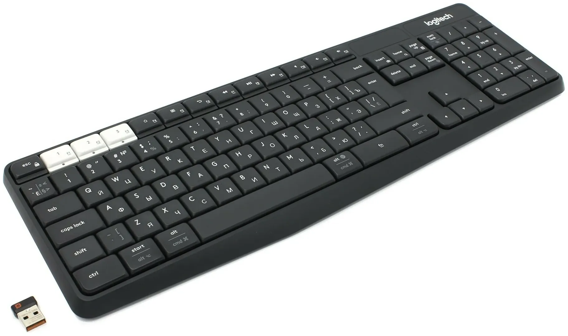 Клавиатура беспроводная Logitech K375s (GRAPHITE