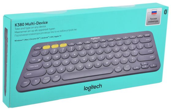 Клавиатура беспроводная Logitech K380