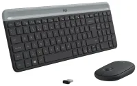 Комплект беспроводной Logitech Slim Wireless Keyboard and Mouse Combo MK470-GRAPHITE - RUS - 2.4GHZ - N Комплект беспроводной Logitech Slim Wireless Keyboard and Mouse Combo MK470-GRAPHITE - RUS - 2.4GHZ - N