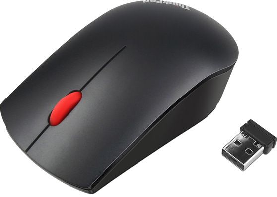 Черная мышь Lenovo ThinkPad Essential Wireless Mouse