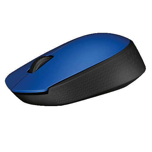 Мышь беспроводная Logitech M171 Blue (синяя, оптическая, 1000dpi, 2.4 GHz