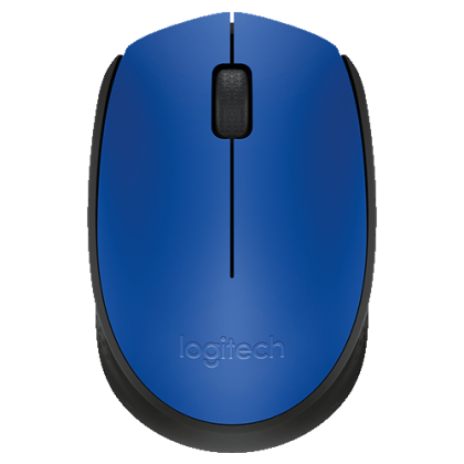 Мышь беспроводная Logitech M171 Blue (синяя, оптическая, 1000dpi, 2.4 GHz